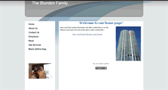 Desktop Screenshot of blunden-family.com